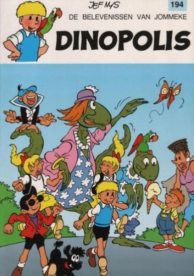 Afbeelding van Jommeke #194 - Dinopolis - Tweedehands (HET VOLK, zachte kaft)