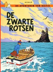 Afbeeldingen van Kuifje - De zwarte rotsen - Tweedehands (CASTERMAN, zachte kaft)