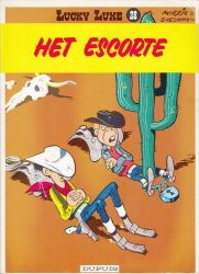 Afbeeldingen van Lucky luke #28 - Escorte - Tweedehands (DUPUIS, zachte kaft)