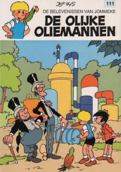 Afbeelding van Jommeke #111 - De olijke oliemannen - Tweedehands (HET VOLK, zachte kaft)