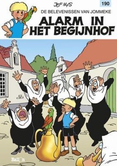 Afbeelding van Jommeke #190 - Alarm in het begijnhof - Tweedehands (HET VOLK, zachte kaft)