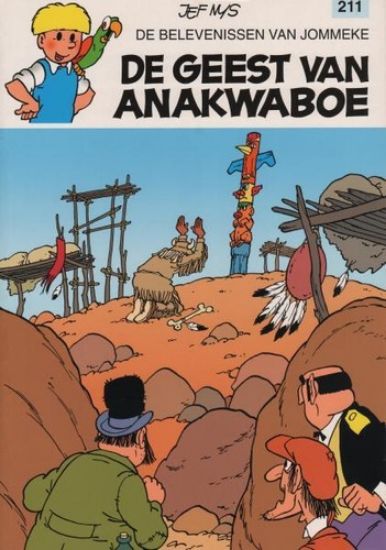 Afbeelding van Jommeke #211 - Geest van anakwaboe - Tweedehands (STRIPUITGEVERIJ INFOTEX, zachte kaft)