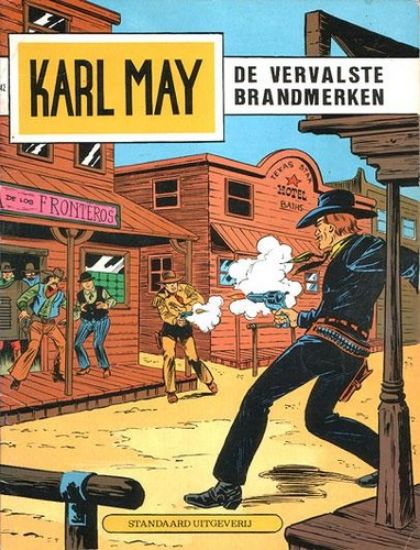 Afbeelding van Karl may #42 - Vervalste brandmerken - Tweedehands (STANDAARD, zachte kaft)