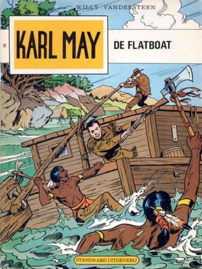 Afbeelding van Karl may #28 - Flatboat - Tweedehands (STANDAARD, zachte kaft)