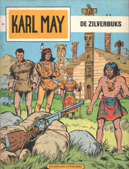 Afbeelding van Karl may #14 - Zilverbuks - Tweedehands (STANDAARD, zachte kaft)