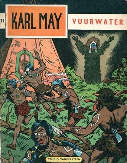 Afbeelding van Karl may #11 - Vuurwater - Tweedehands (STANDAARD, zachte kaft)