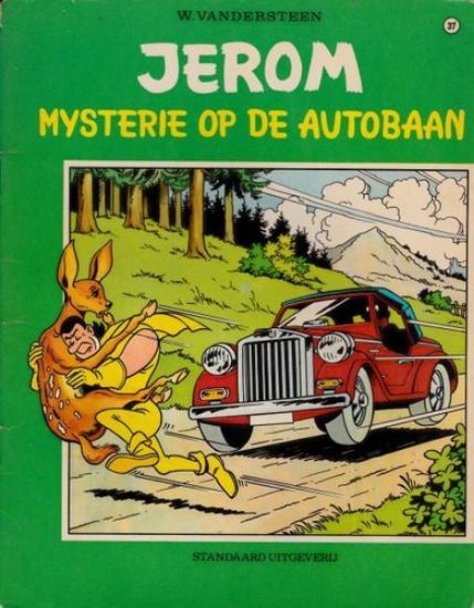 Afbeelding van Jerom #37 - Mysterie op de autobaan - Tweedehands (STANDAARD, zachte kaft)