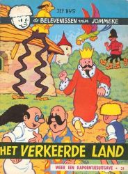 Afbeeldingen van Jommeke #21 - Verkeerde land (zw/wit) - Tweedehands