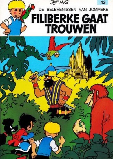 Afbeelding van Jommeke #43 - Filiberke gaat trouwen - Tweedehands (HET VOLK, zachte kaft)