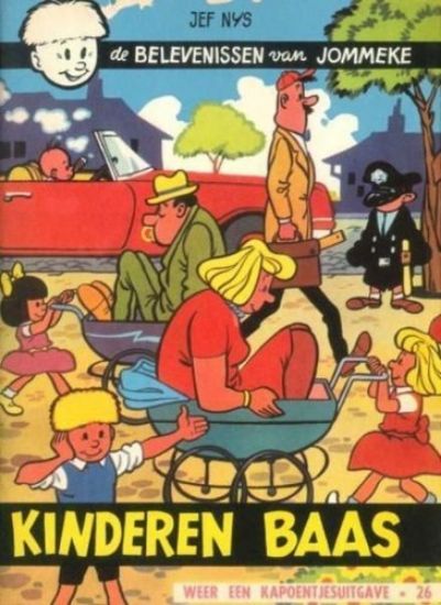 Afbeelding van Jommeke #26 - Kinderen baas (zw/wit) - Tweedehands (HET VOLK, zachte kaft)