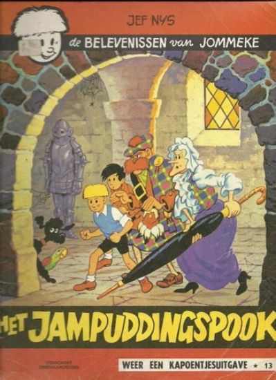 Afbeelding van Jommeke #13 - Jampuddingspook (zw/wit) - Tweedehands (HET VOLK, zachte kaft)