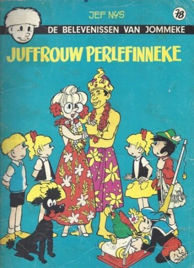 Afbeelding van Jommeke #78 - Juffrouw perlefinneke (z/w) - Tweedehands (HET VOLK, zachte kaft)