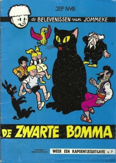 Afbeelding van Jommeke #7 - Zwarte bomma (zw/wit) - Tweedehands (HET VOLK, zachte kaft)