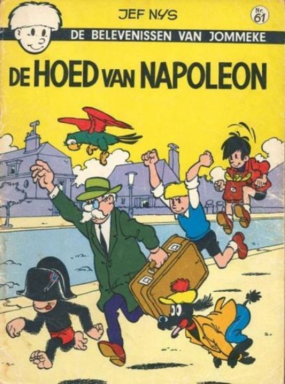 Afbeelding van Jommeke #61 - Hoed van napoleon (z/w) - Tweedehands (HET VOLK, zachte kaft)
