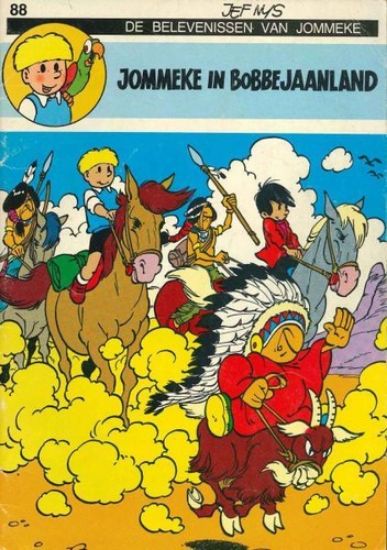 Afbeelding van Jommeke #88 - Jommeke in bobbejaanland (zw/wit) - Tweedehands (HET VOLK, zachte kaft)