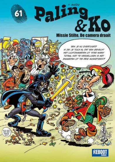 Afbeelding van Paling ko #61 - Missie stilte de camera draait (REBOOT COMICS, zachte kaft)