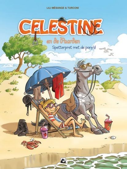 Afbeelding van Celestine & de paarden #13 - Spetterpret met de pony's (DARK DRAGON BOOKS, zachte kaft)
