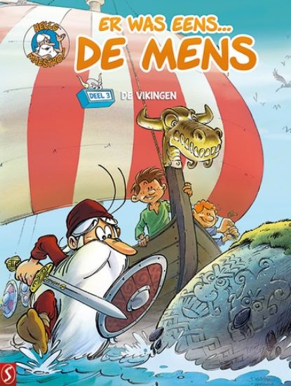 Afbeelding van Er was eens de mens #3 - Vikingen (SILVESTER, zachte kaft)