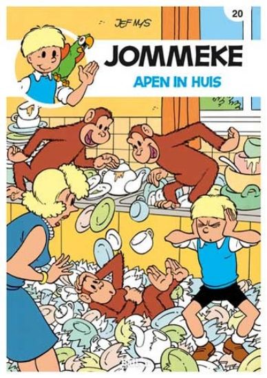 Afbeelding van Jommeke #20 - Apen in huis (BALLON, zachte kaft)