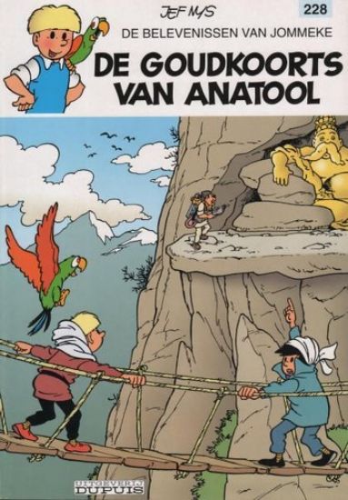 Afbeelding van Jommeke #228 - Goudkoorts van anatool - Tweedehands (DUPUIS, zachte kaft)