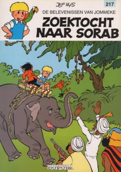 Afbeelding van Jommeke #217 - Zoektocht naar sorab (DUPUIS, zachte kaft)