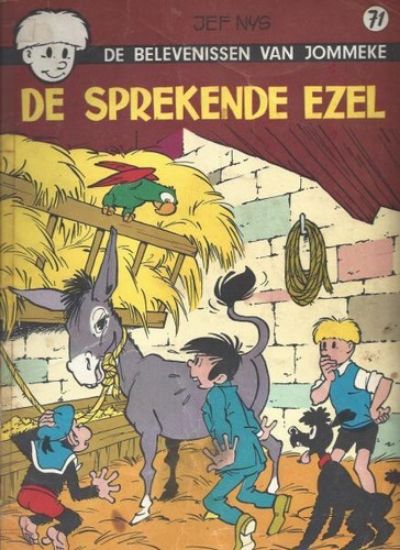 Afbeelding van Jommeke #71 - Sprekende ezel (z/w) - Tweedehands (HET VOLK, zachte kaft)
