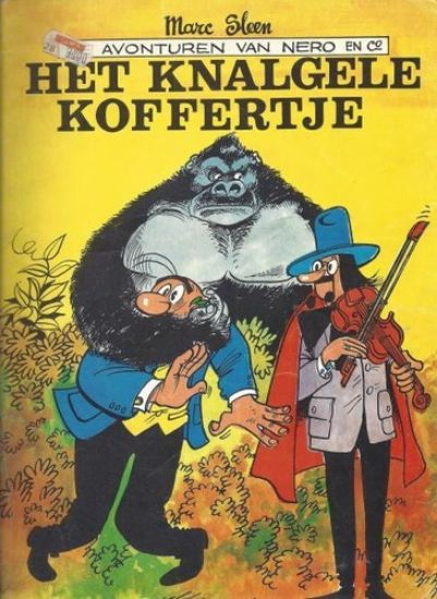 Afbeelding van Nero #28 - Knalgele koffertje - Tweedehands (HET VOLK, zachte kaft)