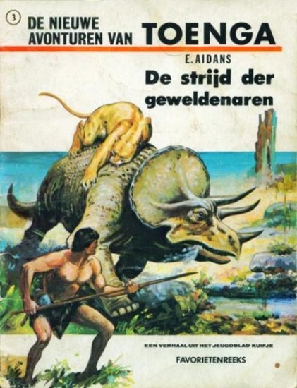 Afbeelding van Favorietenreeks 2e reeks #3 - Toenga strijd der geweldenaren - Tweedehands (LOMBARD, zachte kaft)