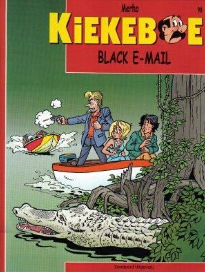 Afbeelding van Kiekeboe #90 - Black email (2e reeks) (STANDAARD, zachte kaft)