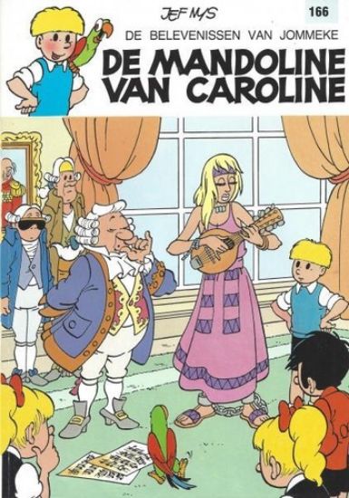 Afbeelding van Jommeke #166 - Mandoline van caroline - Tweedehands (HET VOLK, zachte kaft)