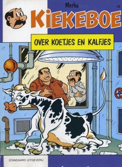 Afbeelding van Kiekeboe #28 - Over koetjes en kalfjes (1e reeks) (STANDAARD, zachte kaft)