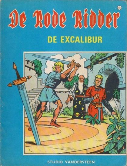 Afbeelding van Rode ridder #51 - Excalibur (zw/wit) - Tweedehands (STANDAARD, zachte kaft)