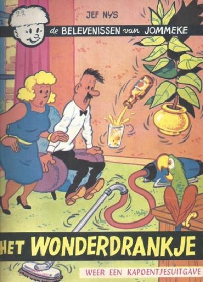 Afbeelding van Jommeke #22 - Wonderdrankje (zw/wit) - Tweedehands (HET VOLK, zachte kaft)
