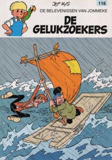Afbeelding van Jommeke #116 - Gelukzoekers - Tweedehands (HET VOLK, zachte kaft)