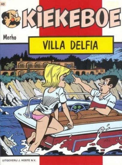 Afbeelding van Kiekeboe #40 - Villa delfia (kleur) - Tweedehands (HOSTE, zachte kaft)
