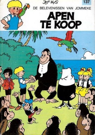 Afbeelding van Jommeke #137 - Apen te koop - Tweedehands (HET VOLK, zachte kaft)