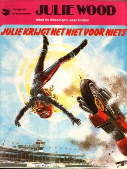 Afbeelding van Julie wood #4 - Julie krijgt het niet voor niks - Tweedehands (DARGAUD, zachte kaft)
