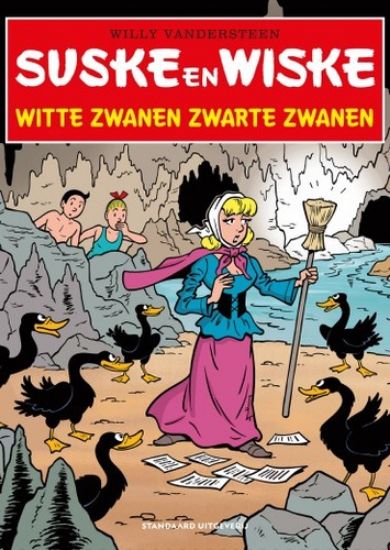 Afbeelding van Suske en wiske tros kompas #63 - Witte zwanen zwarte zwanen (STANDAARD, zachte kaft)