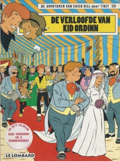 Afbeelding van Chick bill #59 - Verloofde van kid ordinn - Tweedehands (LOMBARD, zachte kaft)