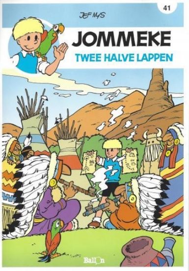 Afbeelding van Jommeke #41 - Twee halve lappen - Tweedehands (BALLON, zachte kaft)