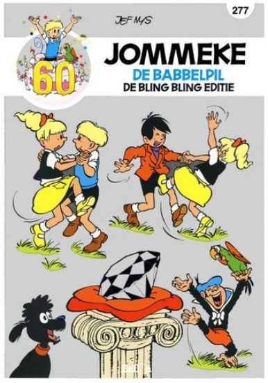 Afbeelding van Jommeke #277 - Babbelpil bling bling editie (BALLON, zachte kaft)