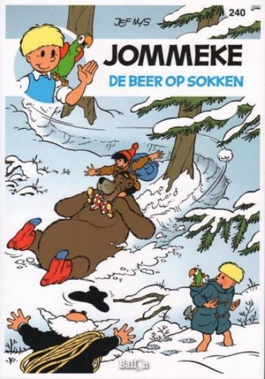 Afbeelding van Jommeke #240 - Beer op sokken (BALLON, zachte kaft)
