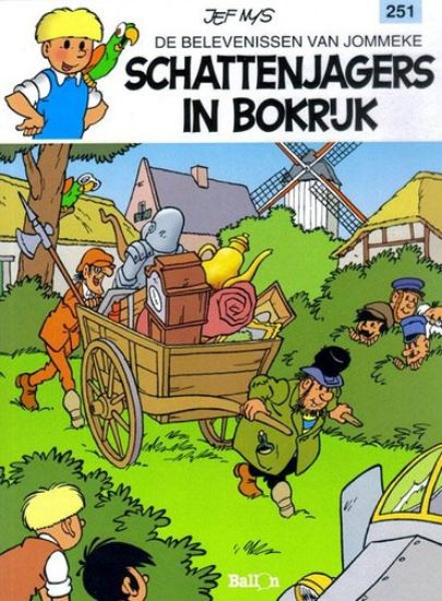 Afbeelding van Jommeke #251 - Schattenjagers in bokrijk (BALLON, zachte kaft)