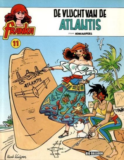 Afbeelding van Franka #11 - Vluchtvan de  atlantis (BIG BALLOON, zachte kaft)