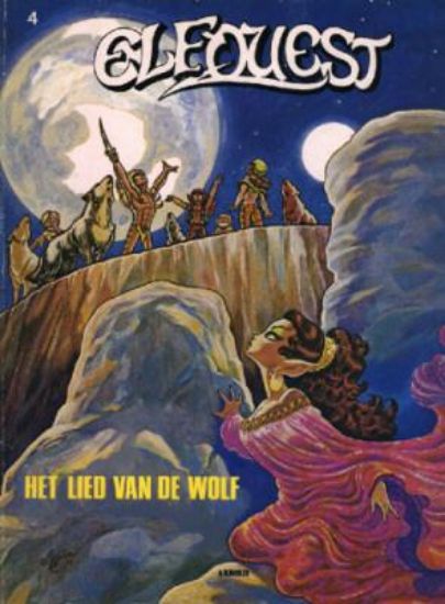 Afbeelding van Elfquest #4 - Lied van de wolf - Tweedehands (ARBORIS, zachte kaft)