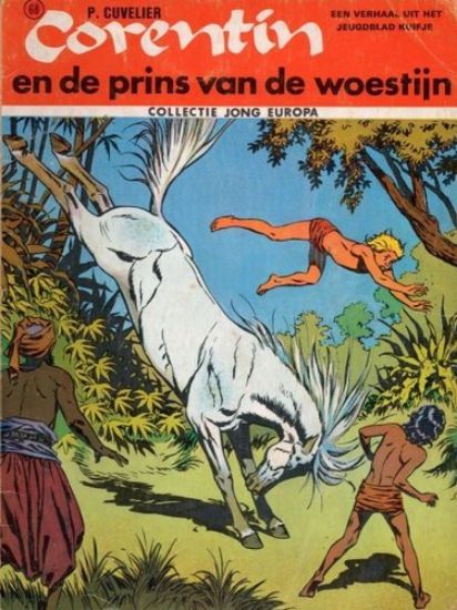 Afbeelding van Collectie jong europa #68 - Corentin en de prins van de woestijn - Tweedehands (HELMOND , zachte kaft)