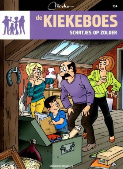 Afbeelding van Kiekeboes #134 - Schatjes op zolder (STANDAARD, zachte kaft)