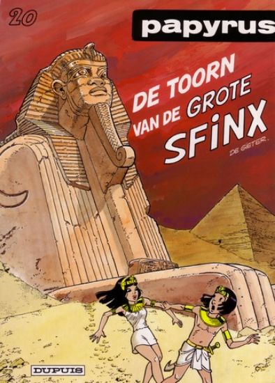 Afbeelding van Papyrus #20 - Toorn van de grote sfinx - Tweedehands (DUPUIS, zachte kaft)