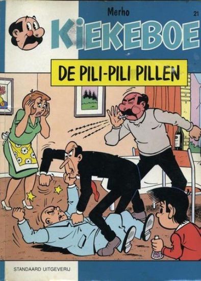 Afbeelding van Kiekeboe #21 - Pili-pili pillen (1e reeks) (STANDAARD, zachte kaft)