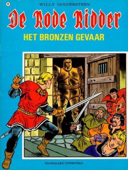 Afbeelding van Rode ridder #98 - Bronzen gevaar (zw/wit) - Tweedehands (STANDAARD, zachte kaft)